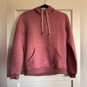 Marine Layer Corbet Quilted Pulloverer XS in Pink